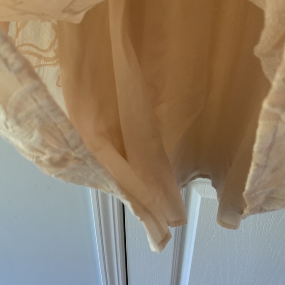 Suncoo Paris Serlie Robe Carry Lace Embroidered Dress Being Size T2/M ruffle - Picture 6 of 16